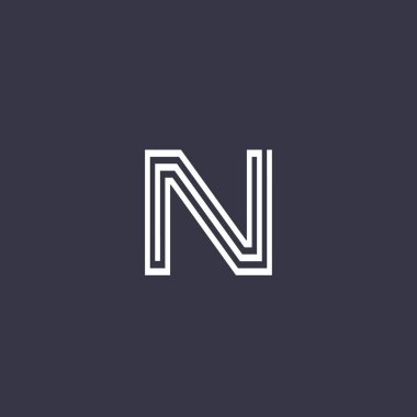 Lüks markalaşma için ilk harf Logotype. Elit şirketiniz için zarif ve şık bir tasarım..