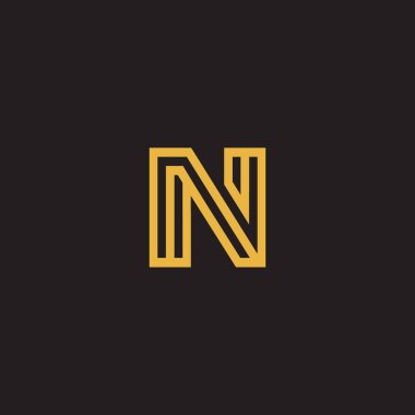 Lüks markalaşma için ilk harf Logotype. Elit şirketiniz için zarif ve şık bir tasarım..