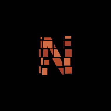 Lüks markalaşma için ilk harf Logotype. Elit şirketiniz için zarif ve şık bir tasarım..