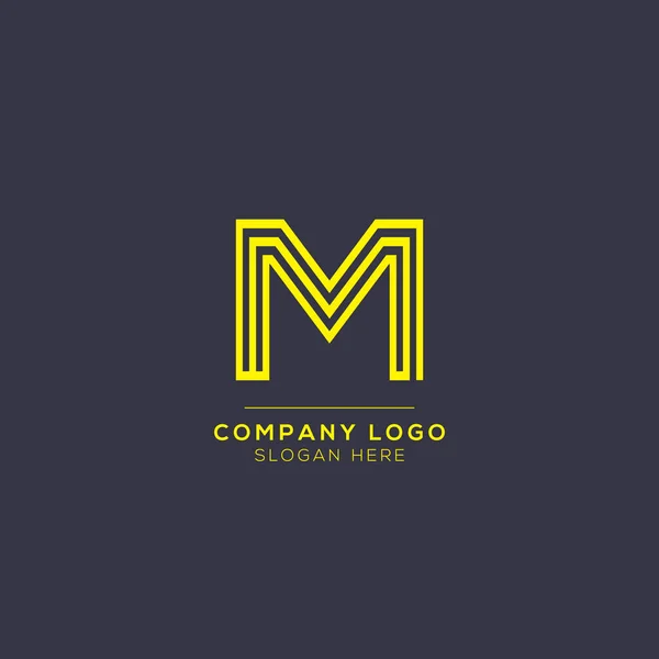 Ícone Inicial Premium Vector Logotipo Para Branding Luxo Design Elegante — Vetor de Stock