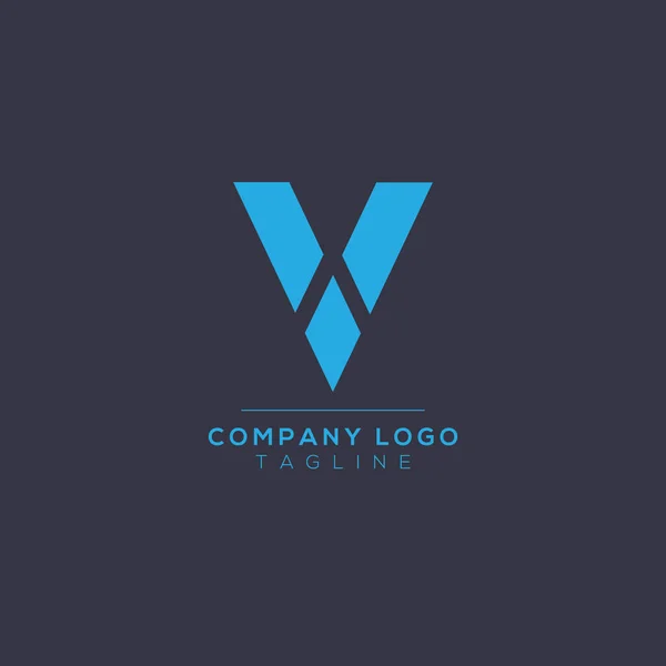 Abstrato Letra Design Logotipo Modelo Design Emblema Criativo Premium Minimal — Vetor de Stock