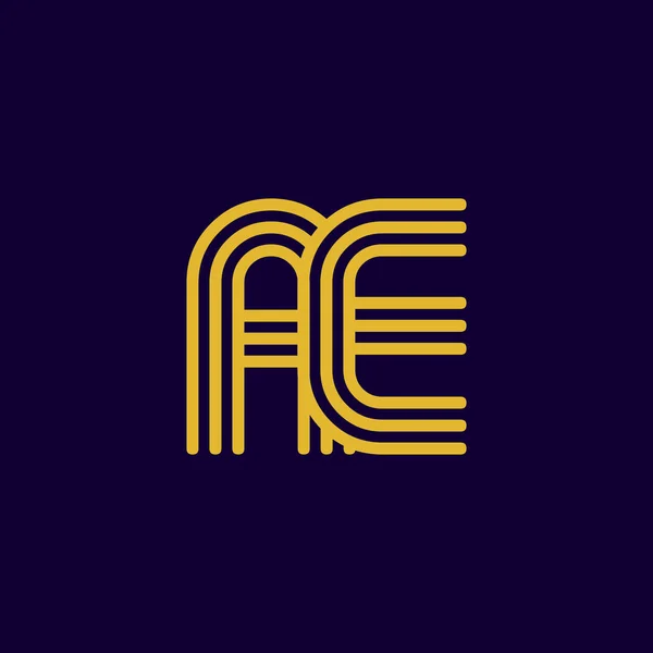 Harfi Alfabe Logosu Işareti Şirket Için Modern Vektör Logosu Tasarımı — Stok Vektör