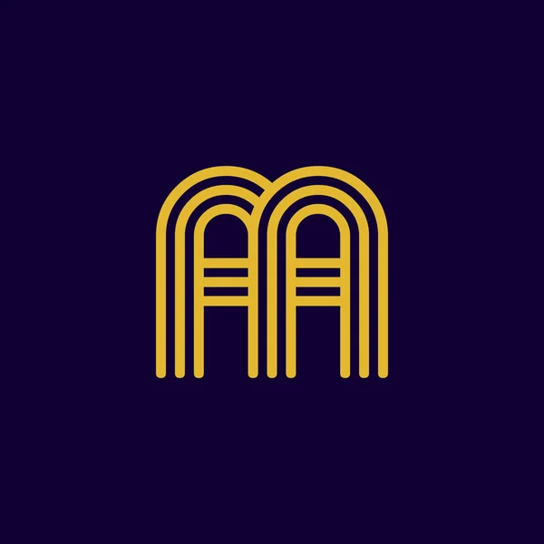 Lettera Alfabeto Simbolo Del Segno Del Logo Design Moderno Del — Vettoriale Stock