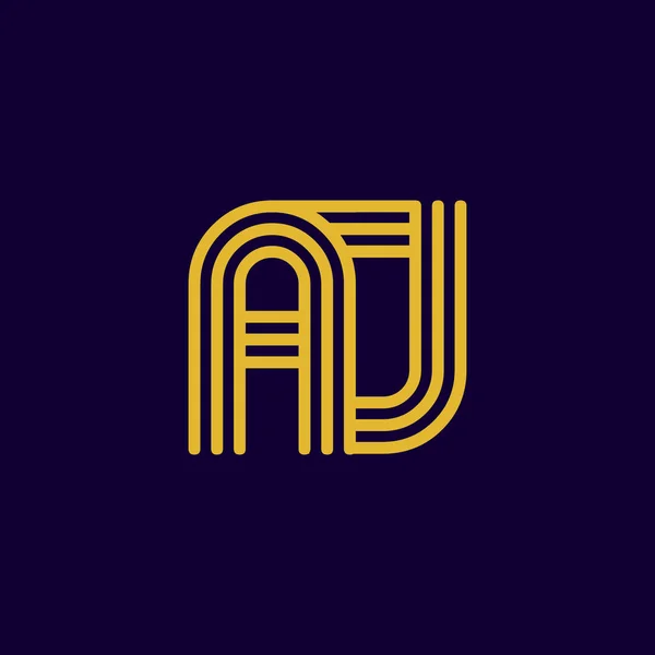 Letter Alphabet Logo Sign Symbol Modern Vector Logo Design Business — 图库矢量图片