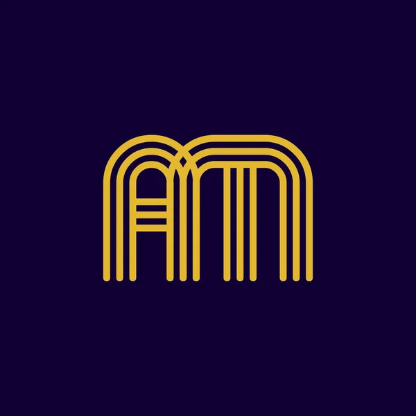 Letter Alphabet Logo Sign Symbol Modern Vector Logo Design Business — Stock vektor