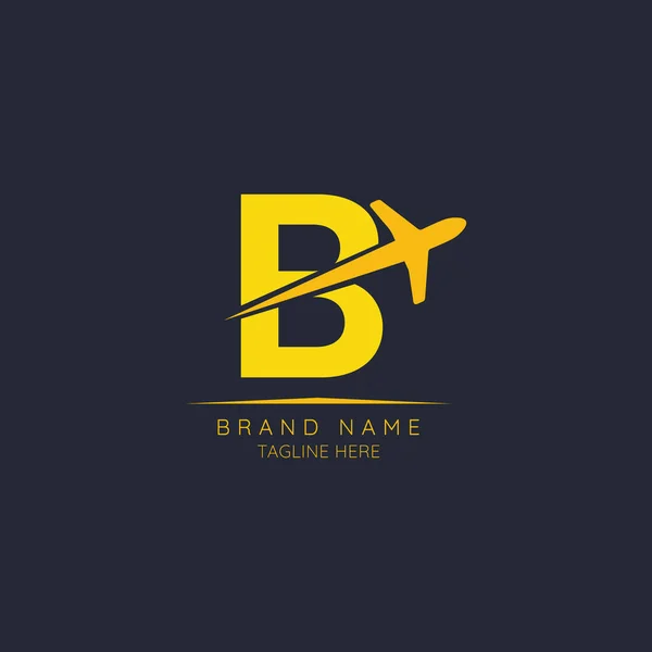 Lettera Iniziale Logo Design Incorporato Piano Design Minimalista Moderno Dell — Vettoriale Stock
