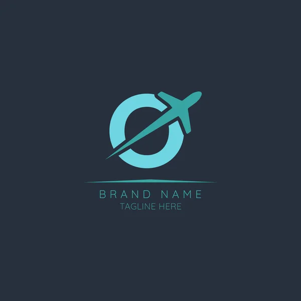 Lettera Iniziale Logo Design Incorporato Piano Design Minimalista Moderno Dell — Vettoriale Stock