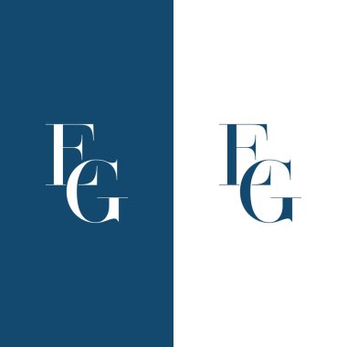 Initial letter eg henri vector icon