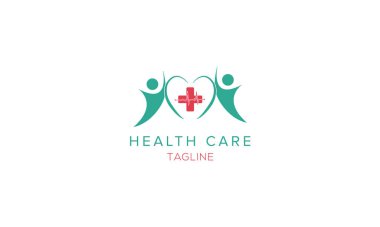 Medical pharmacy minimal logo design vector icon