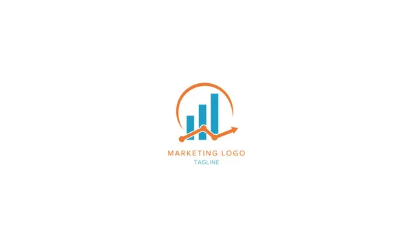 Diseño Logo Marketing Vector Template — Vector de stock