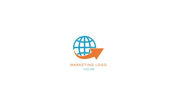 Wzór Logo Marketingowego Wektor Szablon — Wektor stockowy