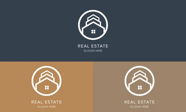 Abstract House Logo Design Template Universal Vector Icon — Stockový vektor