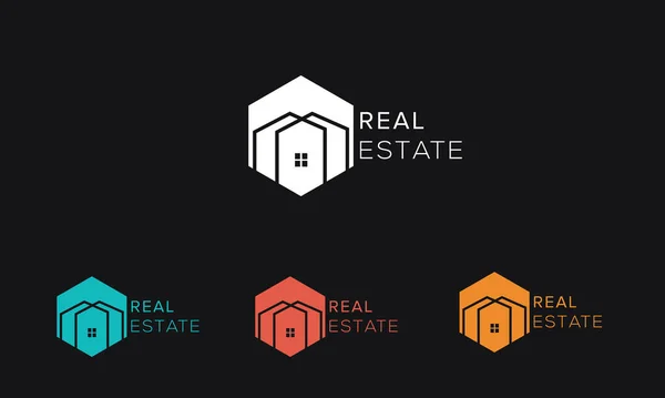 Abstract House Logo Design Template Universal Vector Icon — Stockový vektor