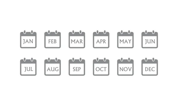Calendar Vector Design Template Modern Vector Icon Design — 스톡 벡터