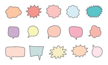 Bubble ask question vector icon design template. Modern vector design template