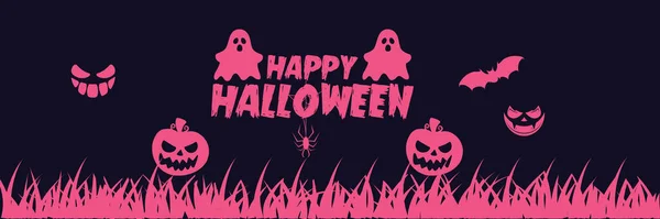 Ícone Halloween Jack Lantern Flat Design Com Vetor Sombra Lateral — Vetor de Stock