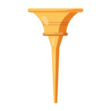 Meşale fincanı, sembolik spor oyunları. Simge vektör çizgi film biçimi