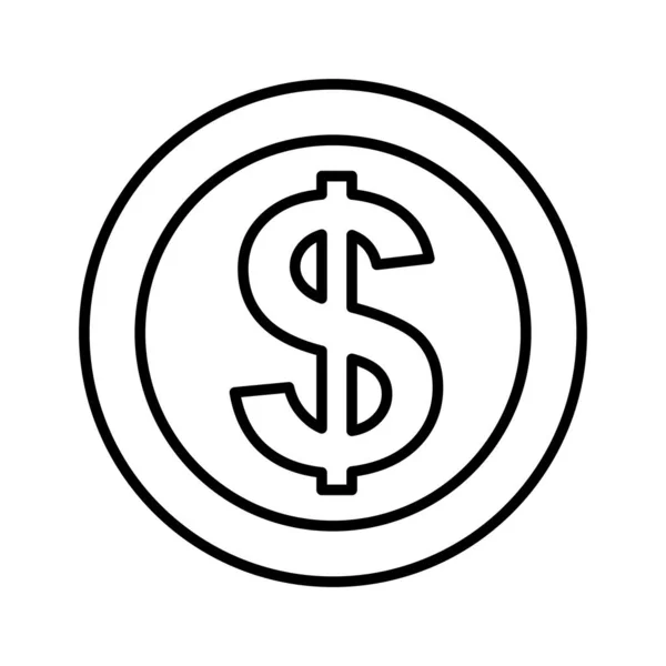 Знак Иконки Долларах Слот Машина Казино Редактируемый Ход Игровой Символ — стоковый вектор