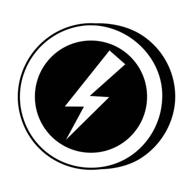 Simge Yıldırım Kumarhanesi Kumar Makinesi şeklinde. Kumar sembolü, nesne. Vektör illüstrasyonu