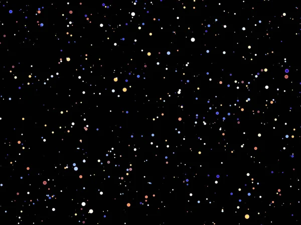 Νυχτερινός Έναστρος Ουρανός Σκοτεινό Διαστημικό Υπόβαθρο Αστέρια Όμορφο Φράκταλ Μοτίβο — Φωτογραφία Αρχείου