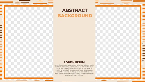 Abstrakte Flache Design Hintergrund Vorlage Design — Stockvektor