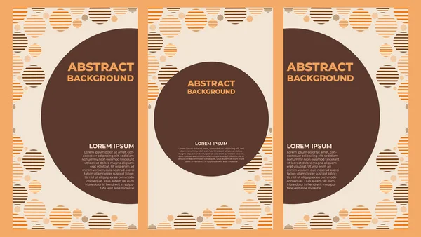 Abstrakte Geometrische Social Media Stories Sammlung Vorlage Design — Stockvektor