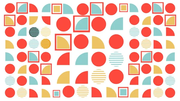Modèle Abstrait Motif Géométrique Coloré — Image vectorielle