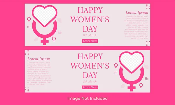 International Women Day Social Media Stories Template Design — Stockvektor