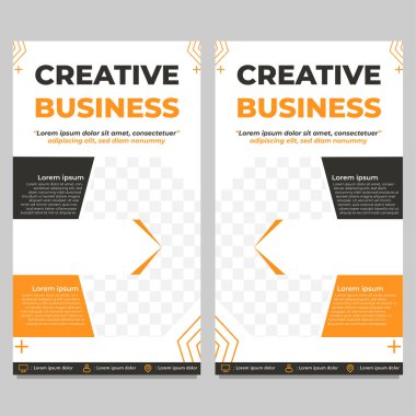 yaratıcı iş dünyası sosyal medya hikaye şablonu tasarımı