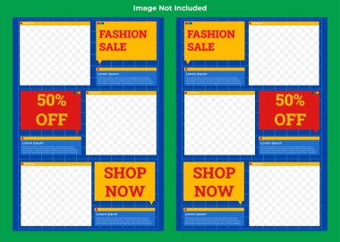 Retro calssic moda satış broşürü şürü