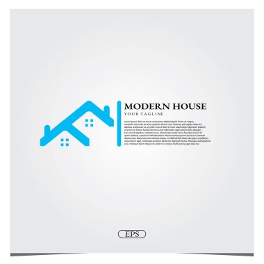 Modern logo premium zarif şablon vektörü 10