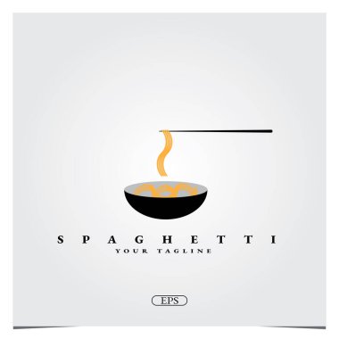 spagetti logosu seçkin şablon soyut vektörü 10 birim