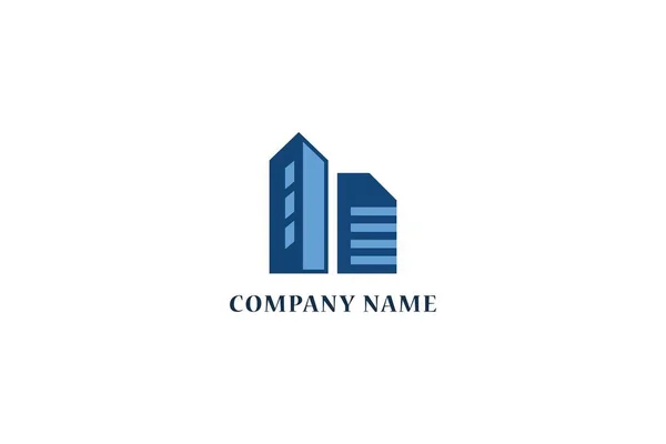 Modern Creative New Real Estate Logo — Stock Vector