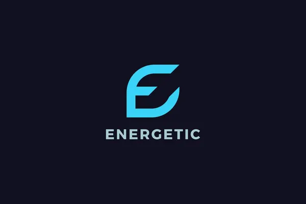 Letter Energetický Obchodní Logo Design — Stockový vektor