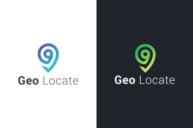 Mektup g logosu modern iş logosu