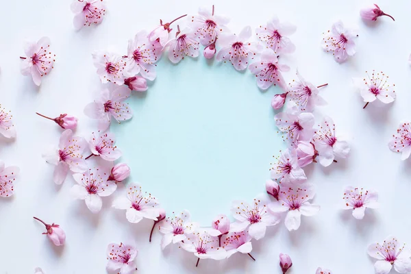 Flor Primavera Con Una Nota Blanco — Foto de Stock