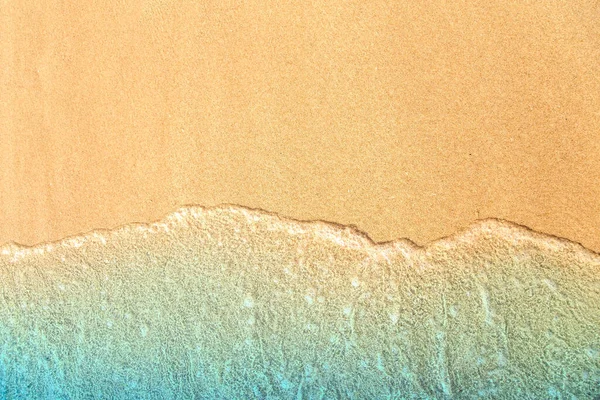 Пляжний Пісок Піною Хвилею — стокове фото