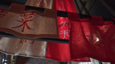 Japonya 'da İç Dekorasyon Çin Restoranı