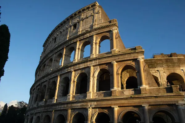 Roma Colosseum Inverno — Fotografia de Stock