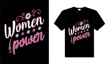 Kadınlar Günü Tişört Tasarım Tişört Tasarım Vektörü