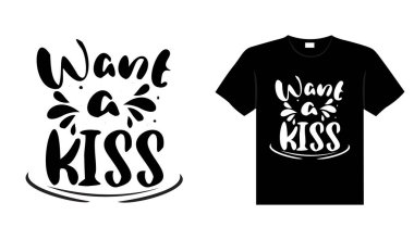 Tişört dizaynını öp