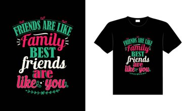 Friends tişört tasarımı tipografi ilişki ürünleri tasarımı