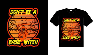 Halloween horror vintage t-shirt design, scary print template vector graphics, high-quality typography illustration shirt design