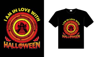 Halloween horror vintage t-shirt design, scary print template vector graphics, high-quality typography illustration shirt design