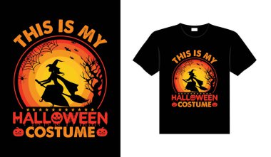 Halloween horror vintage t-shirt design, scary print template vector graphics, high-quality typography illustration shirt design
