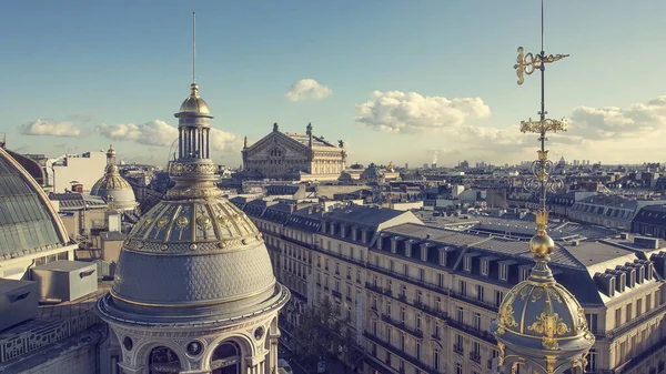 Vista Los Hermosos Tejados París — Foto de Stock