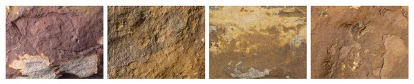 Zawiera Zestaw Naturalnych Tekstury Kamienia Obrazy Tła — Zdjęcie stockowe