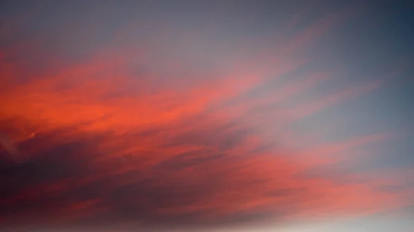 Epic Sunset Colours Closeup Cloud — Stock Photo, Image