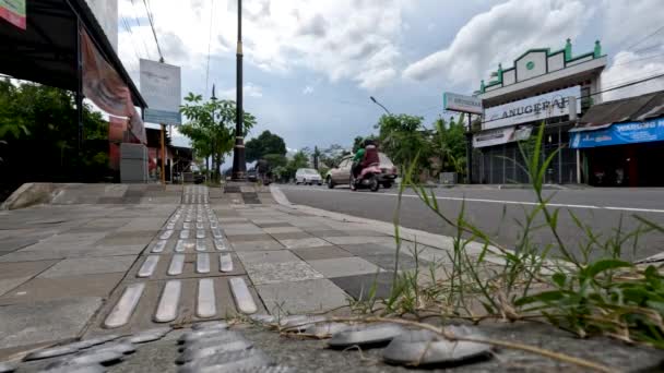 Magelang Indonesia June 2022 博罗布杜尔神殿的交通状况在大流行病爆发后开始变得繁忙起来 旅游业也开始重新开放 — 图库视频影像