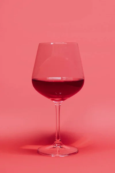 Rode Wijn Glas — Stockfoto